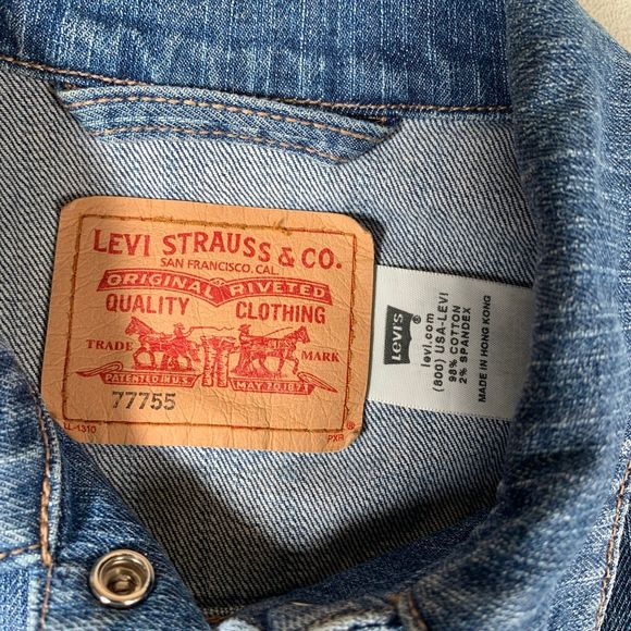 Vintage Levi’s snap button denim jacket 77755 Hong Kong - Picture 4 of 9